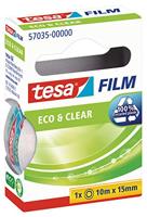 tesa 57035-00000-01 tesafilm Eco & Clear Transparant (l x b) 10 m x 15 mm 1 stuk(s) - thumbnail