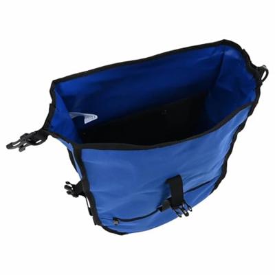 VidaXL Fietstas blauw 32,5 x 17 x 57 cm polyester VidaXL Fietstas blauw 32,5 x 17 x 57 cm polyester