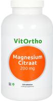 Vitortho Magnesium Citraat Tabletten 200mg 250st - thumbnail