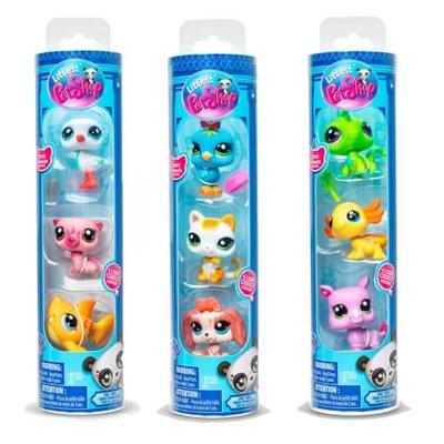 Bandai Littlest Pet Shop Pet Trio Collecter Tube