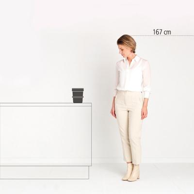 Brabantia Sort & Go afvalemmer 3 liter light grey Brabantia Sort & Go afvalemmer 3 liter light grey