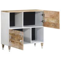 Dressoir 80x33,5x75 cm massief mangohout - thumbnail