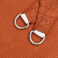 Zonnezeil 160 g/m rechthoekig 4x7 m HDPE oranje - thumbnail