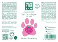 Eau de Cologne Menforsan Kat Aardbei 125 ml - thumbnail