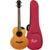 Flight Princess Series Lily Baritone EQ-A elektrisch-akoestische bariton ukelele met tas