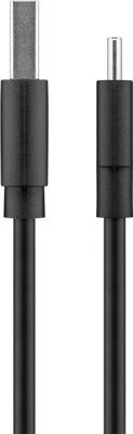 Goobay USB-C laadkabel 3m zwart - 9550320 Goobay USB-C laadkabel 3m zwart - 9550320
