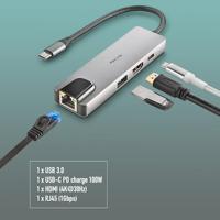USB-HUB NGS WonderDock Supra Grijs - thumbnail