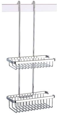 Geesa Basket Doucherek hangend dubbel 26.5cm Chroom 91253