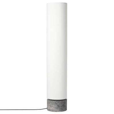 Gubi Unbound H120 Vloerlamp - Grijs marmer & Wit Gubi Unbound H120 Vloerlamp - Grijs marmer & Wit