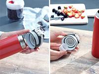 Leifheit 3273 flip isoleerbeker 600 ml rood - thumbnail