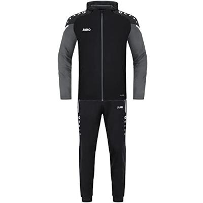 JAKO M9422 Polyesterpak Met Kap Performance - Zwart/Zachtgeel - 4XL