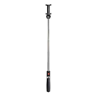 Hama Selfiestick met bluetooth-ontspanner en houder voor mobiele telefoon, selfiestick met uitbreidbare telescoopstang tot 57 cm, compacte selfiestang met statief, ook als tafelstatief en reisstatief,