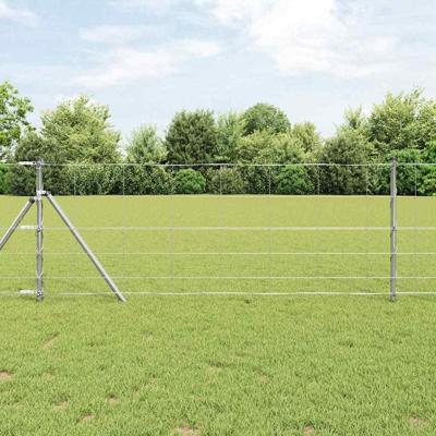 Weidehekwerk Zilver 25 x 0.8 m Gegalvaniseerd staal