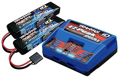 Traxxas EZ-Peak Plus Dual +2x LiPo-Akku Modelbouwoplader 8 A Li-poly, NiMH Minus-delta-U-uitschakeling, Batterijherkenning, Temperatuurbewaking