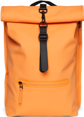 Rains Buckle Rolltop rugzak (Basiskleur: oranje, Type logo: nieuw Rains logo)