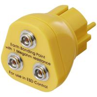 TRU COMPONENTS TC-12351668 Aardingsstekker 3x drukknopaansluiting 10 mm 1 stuk(s) - thumbnail