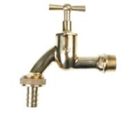 Kirchhoff Messing uitlaatventiel met T-handgreep, blinde mat, 1/2"ET x 3/4"ET x 1/2"mondstuk - 986180255 - thumbnail