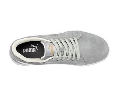 Puma werkschoenen Iconic Suede S1P laag grijs maat 41