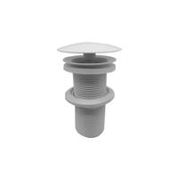 Open Afvoerplug Wiesbaden Caral Verlengd 5/4" Glans Wit - thumbnail