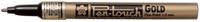 Sakura paint Marker Pen-Touch punt van 1 mm, goud - thumbnail