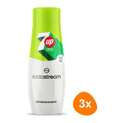 SodaStream - 7UP Zero Siroop - 3x 440ml SodaStream - 7UP Zero Siroop - 3x 440ml