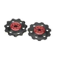 ENDURO BEARINGS Jockey wheel set zero ceramic - sram - 11 speed - red - thumbnail