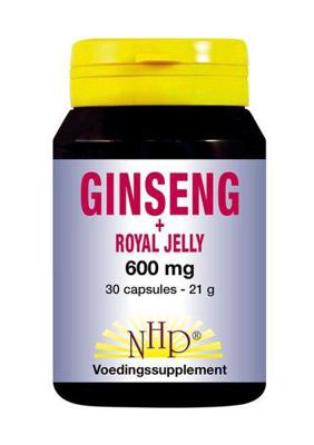 NHP Ginseng royal jelly 600mg 30 Capsules NHP Ginseng royal jelly 600mg 30 Capsules