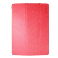 iPad 2017 horizontaal Zijde structuur PU leren + kunststof onderzijde ENKAY Flip Hoesje met houder & slaap / ontwaak functie (rood) - thumbnail