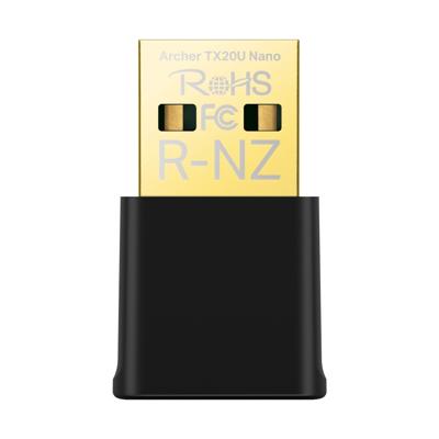 TP-Link Archer TX20U Nano Wifi adapter Zwart - thumbnail