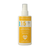 Alphanova Sun Sun bio spray SPF15 vegan 125 Milliliter - thumbnail