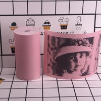 10st thermische Label Printer papier Sticker voor PAPERANG P1 / P2 / A6 grootte: 57 x 30 mm(Pink) - thumbnail