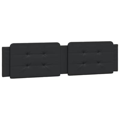 Bedframe met hoofdbord kunstleer zwart 160x200 cm Bedframe met hoofdbord kunstleer zwart 160x200 cm