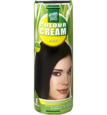 Henna Plus Colour cream black 1 60 Milliliter