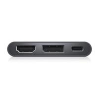 Dell USB-C, Monitor Adapter [1x USB-C stekker - 1x HDMI-bus, DisplayPort bus, USB-C bus] Dell Adapter USB-C to HDMI/DP with Power 0.18 m - thumbnail