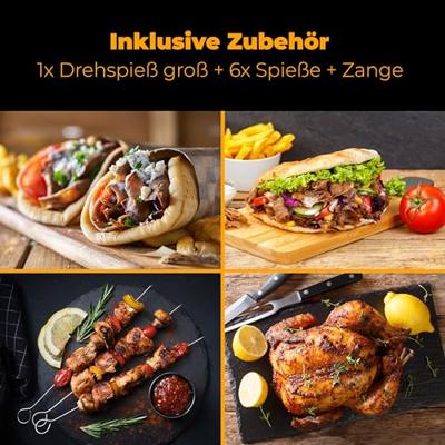 Clatronic DVG 3686 Grill Electrisch Zwart 1400 W