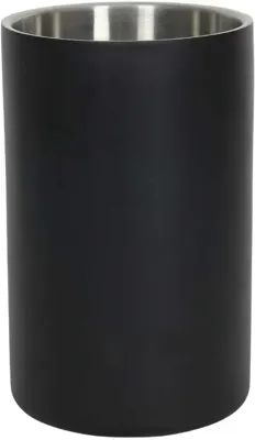 HIT trading Wijnkoeler rvs dubbelwandig zwart HIT trading Wijnkoeler rvs dubbelwandig zwart