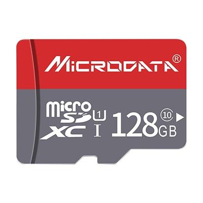MICROGEGEVENS 128GB U1 rood en grijs TF (Micro SD) geheugenkaart MICROGEGEVENS 128GB U1 rood en grijs TF (Micro SD) geheugenkaart