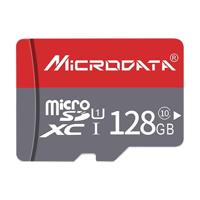 MICROGEGEVENS 128GB U1 rood en grijs TF (Micro SD) geheugenkaart - thumbnail