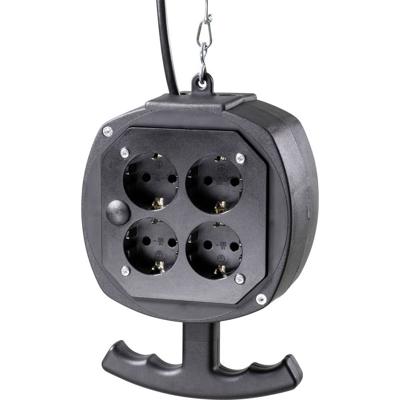 AS Schwabe 60971 8-voudig Stopcontactsplitter Zwart AS Schwabe 60971 8-voudig Stopcontactsplitter Zwart