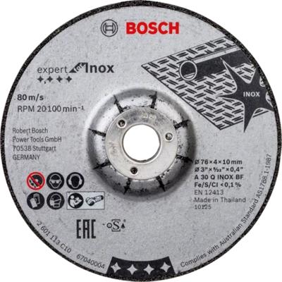 Bosch Accessories 2608601705 2608601705 Afbraamschijf recht Diameter 76 mm Boordiameter 10 mm 2 stuk(s) Bosch Accessories 2608601705 2608601705 Afbraamschijf recht Diameter 76 mm Boordiameter 10 mm 2 stuk(s)