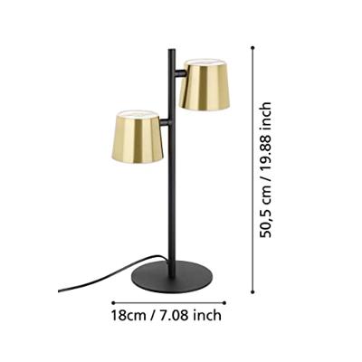 Stars of Light Zwart met gouden tafellampAltamira - 39986