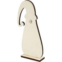 Creativ Company Kerstkabouter, h: 15 cm, d: 2,4 cm, b: 7 cm, dikte 3 mm, 1 stuk - thumbnail