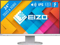 EIZO EV2490-WT LED-monitor Energielabel C (A - G) 60.5 cm (23.8 inch) 1920 x 1080 Pixel 16:9 5 ms HDMI, DisplayPort, USB-C, USB-B, Hoofdtelefoon (3.5 mm - thumbnail