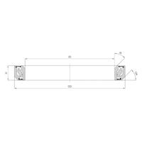 Marwi Union balhoofdlager cb-745 33,05x43,8x7 30�/45� - thumbnail