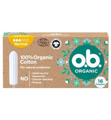 OB Tampons organic normal 16 Stuks