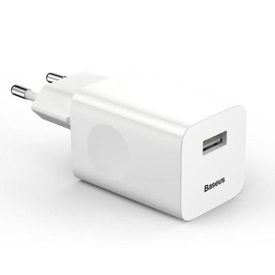 Snellader Baseus Charging Quick Charger USB 3.0 - wit