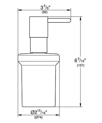Grohe Essentials zeepdispenser Chroom - thumbnail