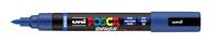 Uni Posca paintmarker PC-5BR, 1 - 4 mm, penseel punt, donkerblauw - thumbnail