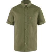 Fjallraven Övik Travel SS Shirt Heren Green M - thumbnail