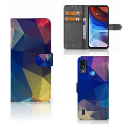 Motorola Moto E7i Power | E7 Power | Book Case | Polygon Dark